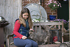 girl with Cat