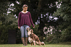 Australian Shepherd at dog sport