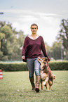 Australian Shepherd at dog sport