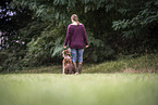 Australian Shepherd at dog sport