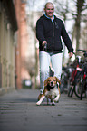 man with Beagle