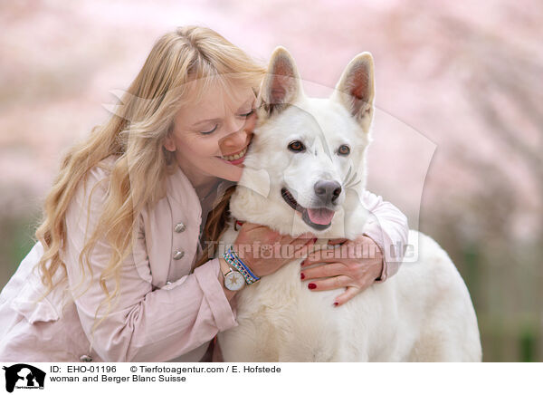 woman and Berger Blanc Suisse / EHO-01196