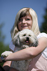 young woman with Bichpoo