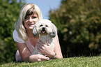 young woman with Bichpoo