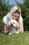 young woman with Bichpoo