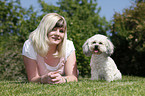 young woman with Bichpoo
