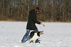Slalom through legs