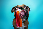 Continental Bulldog in Studio