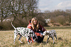 people with dog