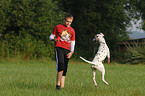 playing Dalmatian
