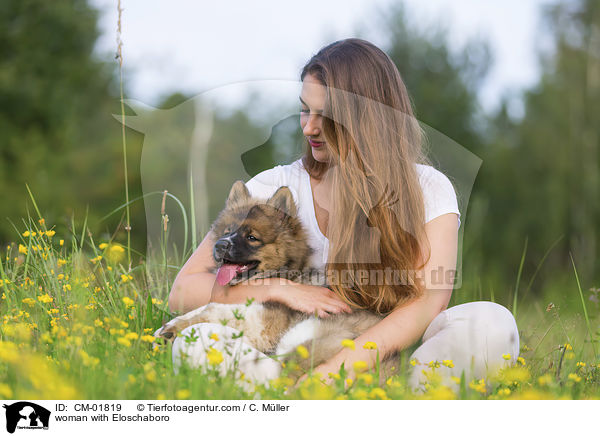 woman with Eloschaboro / CM-01819