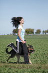 jogger with German Shepherd