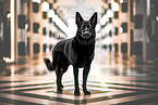 standing German Shepherd Dog