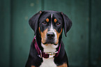 Greater Swiss Mountain Dog Portrait