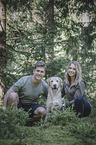 blonde male Labrador Retriever