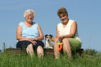 women with dog