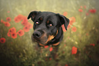 sitting Rottweiler