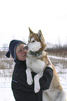 Siberian Husky & Musherin