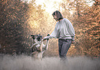 woman and Sivas Kangal