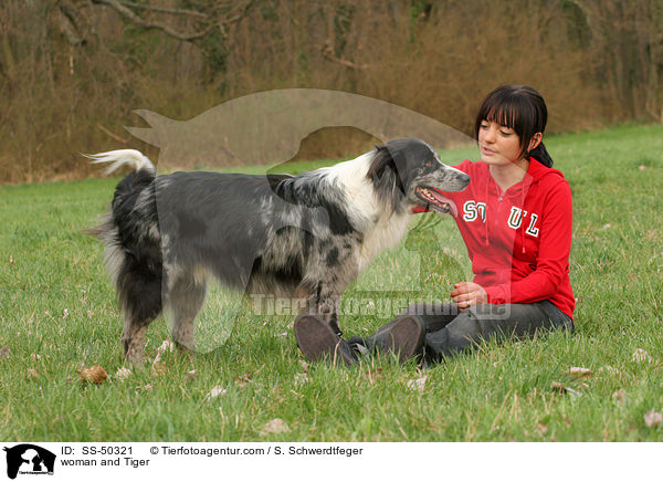 woman and Tiger / SS-50321
