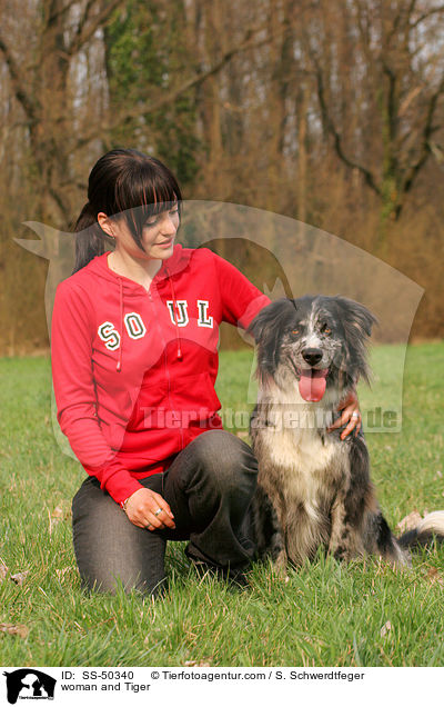woman and Tiger / SS-50340