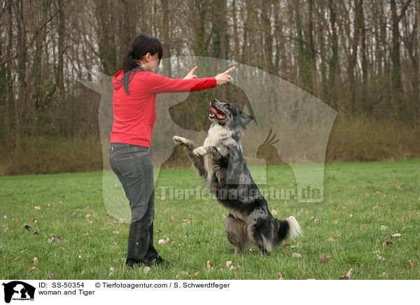woman and Tiger / SS-50354