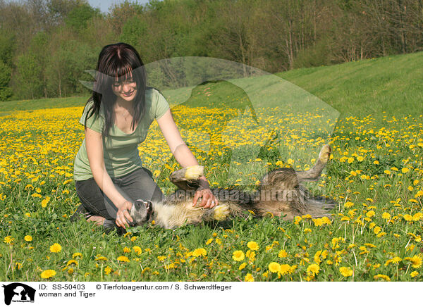 woman and Tiger / SS-50403