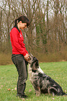 woman and Tiger