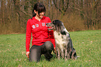 woman and Tiger