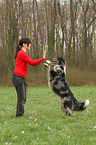 woman and Tiger at dogdance