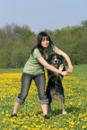 woman and Tiger at dogdance