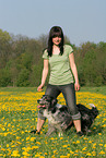 woman and Tiger at dogdance