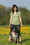 woman and Tiger