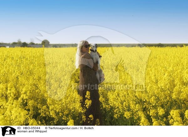 Frau und Whippet / woman and Whippet / HBO-05044