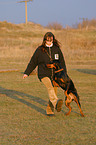 Doberman Pinscher at Dog Dancing