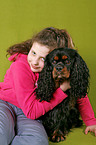 girl with dog