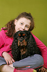 girl with dog