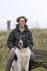 woman with Landseer
