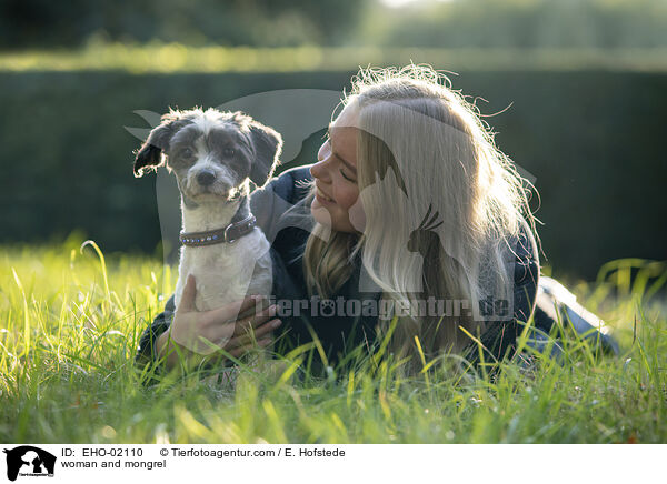 Frau und Mischling / woman and mongrel / EHO-02110