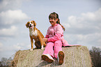 girl with mongrel