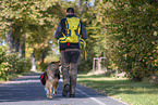 Hiking with dog