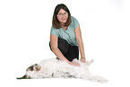 Terrier-Mongrel at physiotherapy