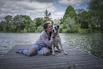 woman and Mongrel