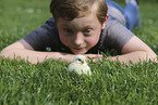 boy with Chicken