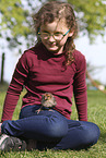 girl with Chicken