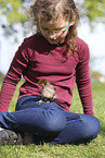 girl with Chicken