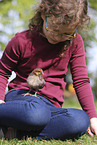 girl with Chicken