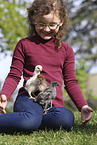 girl with Chicken