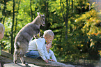 kids and goat