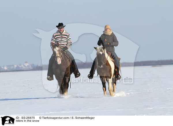 Reiter im Schnee / riders in the snow / SS-26875